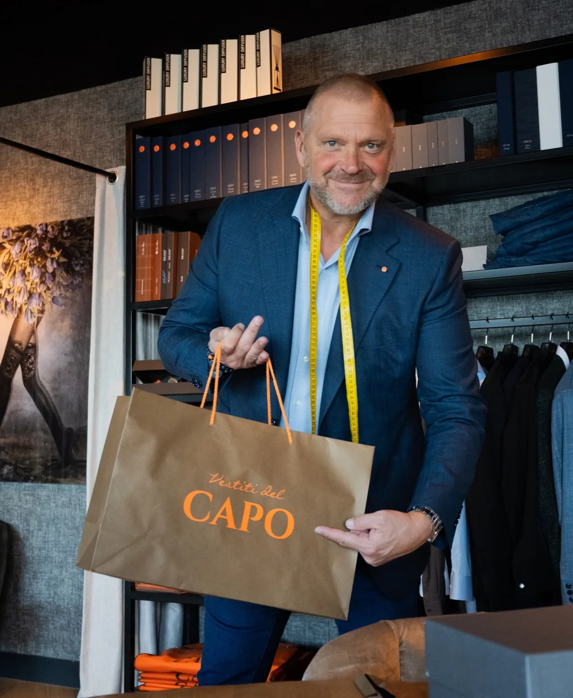 Menno Kloostra, founder van Vestiti del Capo